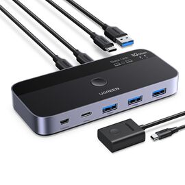 Ugreen switch USB-C USB-A 10Gb/s - gray | Techbox