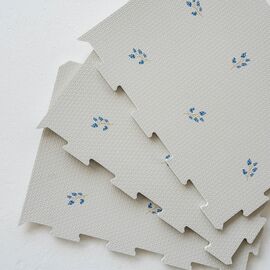 3 Sprouts - EVA Foam Mat - Blueberry Taupe - 171 cm x 123 cm x 1 cm / Baby and Children
