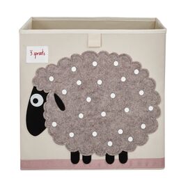 3 Sprouts - Storage Box - Beige Sheep / Baby and Children