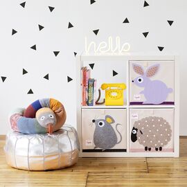 3 Sprouts - Storage Box - Beige Sheep / Baby and Children