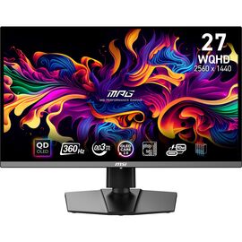 MSI 26.5" MPG 271QRX QD-OLED WQHD 360 Hz gaming monitor, black - Monitors - Monitors & Mounts - Techbox