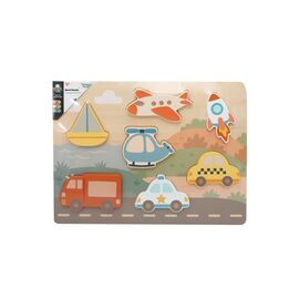 Kinder and Kids - Block Puzzle, Transportation (K50589) / Toys