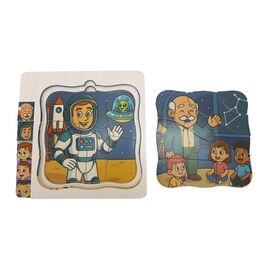 Kinder and Kids - Layer Layer Puzzle, Boys' Life (K50591) / Toys