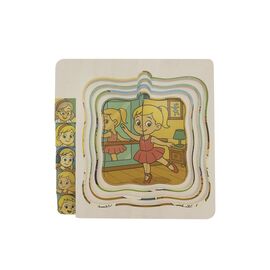 Kinder and Kids - Layer Puzzle, Girl's Life (K50590) / Toys