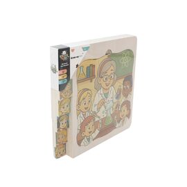 Kinder and Kids - Layer Puzzle, Girl's Life (K50590) / Toys