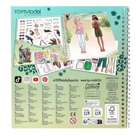 Topmodel - Dress Me Up Stickerbook Safari (0413831) / Toys
