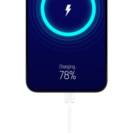 3mk Cable 3in1 USB-A - micro USB / Lightning / USB-C 1.2m 20V/2.4A 15W - white