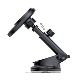 Tech-Protect V21 MagSafe Car Holder with 25W QI2.2 Inductive Charger for Cockpit/Windshield/Air Vent - Black