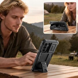 Tech-Protect Kevlar Cam+ 2-Set Case for Samsung Galaxy A57 5G - Black