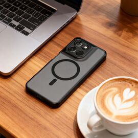 Tech-Protect Magmat MagSafe Case for Motorola Moto G57 Power / G67 Power - Matte Black