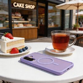 Tech-Protect Magmat MagSafe Case for Samsung Galaxy A36 / A56 / A37 5G - Matte Purple