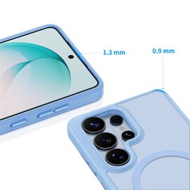 Tech-Protect Magmat MagSafe Case for Samsung Galaxy S26 Ultra - Matte Blue
