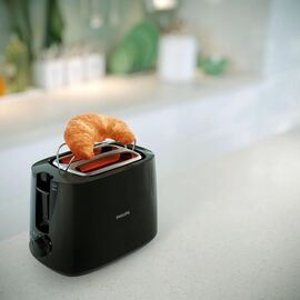 Philips Daily Collection HD2583/90 Toaster 600 W Black | Techbox