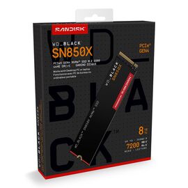 Western Digital Black WD_BLACK™ SN850X NVMe™ SSD POWERED BY SANDISK 8 TB | Techbox