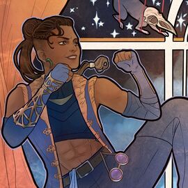 Critical Role Art Print Marisha Ray: 10th Anniversary Art Nouveau Illustrations 46 x 28 cm - unframed