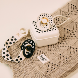 BIBS - Knitted Blanket Pointelle - Vanilla - 70x100cm / Baby and Children
