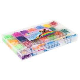 JOYA - Rubber Band Loom Kit, plastic storage box (981046) / Toys