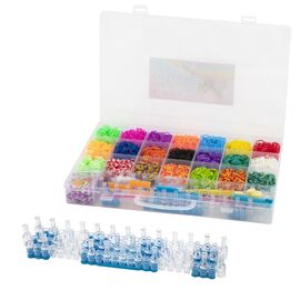 JOYA - Rubber Band Loom Kit, plastic storage box (981046) / Toys
