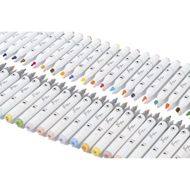 Nassau - Pastel Round Dual Markers 48 Pcs (AR017003) / Toys