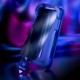 9H tempered glass with 3mk HardGlass Max Privacy filter for iPhone Air
