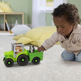 Fisher-Price - Little People Push & Play Tractor (JGX12) / Toys