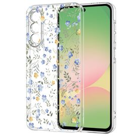Tech-Protect FlexAir Case for Samsung Galaxy A27 - Transparent Floral