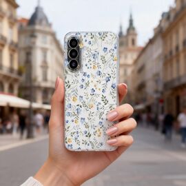 Tech-Protect FlexAir Case for Samsung Galaxy A27 - Transparent Floral