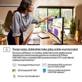 HP Series 7 Pro 34 inch WQHD Conferencing Monitor - 734pm
