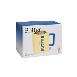 Doiy - Mug - Butter - Bright Yellow with a Blue Handle / Gadgets