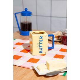 Doiy - Mug - Butter - Bright Yellow with a Blue Handle / Gadgets