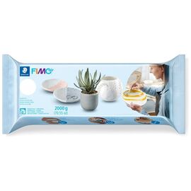FIMO - Air Basic Modelling Clay – 2000 g – White (8102‑0) / Toys