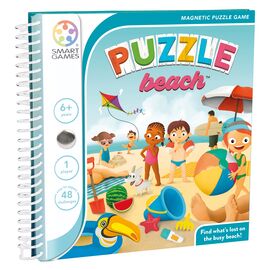 SmartGames - Magnetic Travel - Puzzle Beach (Nordic) (SG2327) / Toys
