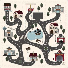 That's Mine - Alva Foam Play Mats - Square - Roadtrip / Baby and Children