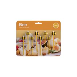 Winkee - Chopsticks - Bee Food Pick Set - Vibrant Yellow and Black - Approximately 3 inches / Gadgets