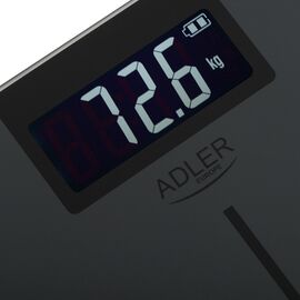 Bathroom scale ADLER AD 8194s STRIPES rechargeable USB-C Black