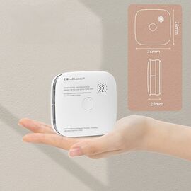 Qoltec 52579 Wireless smoke detector with battery | Tuya | Wi-fi | sensor service life 10 years | alarm 85dB | LED
