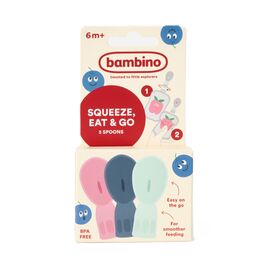 Bambino - Squeeze, Eat & Go Pouch Spoon / Baby and Children