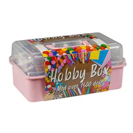Hobby box pink with approx. 1500 parts (736573) / Toys