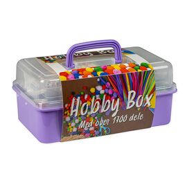 Hobby box purple with approx. 1700 parts (736574) / Toys