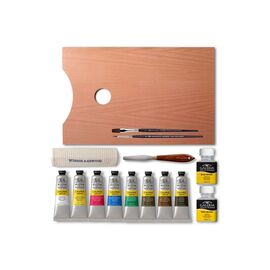 Winsor & Newton - Galeria Acrylic Wooden Set 8x60ml +Accessories (839986) / Toys