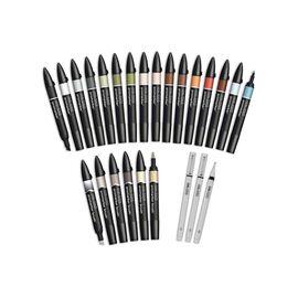 Winsor & Newton - Promarker Set, Interiors 25pcs + Wallet (839996) / Toys