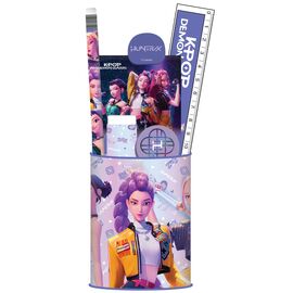 K-POP DEMON HUNTERS - Stationery Set + Pencil Pot - 7pc.