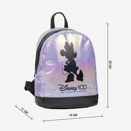 DISNEY 100 Years - Minnie - Pearly Backpack - 19,5 x 25 x 11 CM