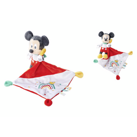 MICKEY - Rainbow - Plush 13 cm + Comforter
