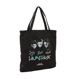 K-POP DEMON HUNTERS - Huntrix - Black Zipped Tote Bag