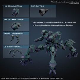 Armored Core VI BD-011 Melander Liger Tail - Model Kit