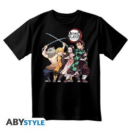 DEMON SLAYER - T-Shirt Group Unisex black (L)