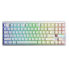 AULA Gasket F87 Pro V2 White Contour Engravered Star Vector RGB Keyboard