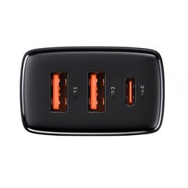 Baseus CCXJ-E01 mobile device charger Smartphone, Smartwatch, Tablet Black AC Fast charging Indoor | Techbox