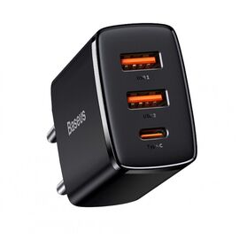 Baseus CCXJ-E01 mobile device charger Smartphone, Smartwatch, Tablet Black AC Fast charging Indoor | Techbox